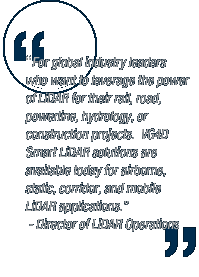 lidar software for lidar production